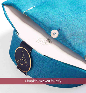 Nikiti- Turquoise Blue Solid Linen- 66's Lea Pure Luxury Linen