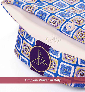 Orion- Azure Blue & Purple Print