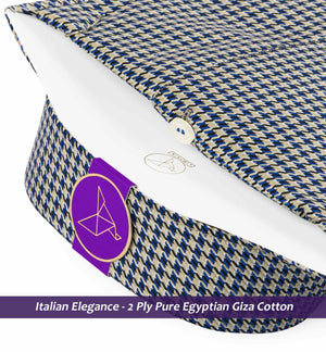 Cyprus- Royal Blue & Beige Structure