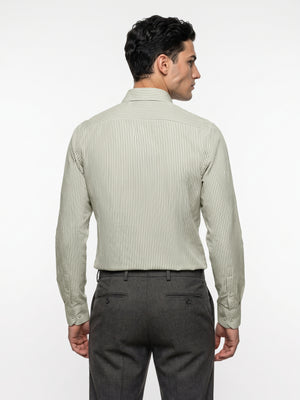 Preston- Ivory & Beige Magical Stripe