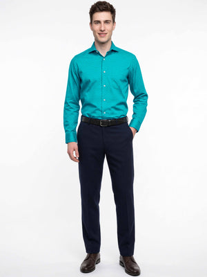 Florence- Turquoise & Navy Magical Print
