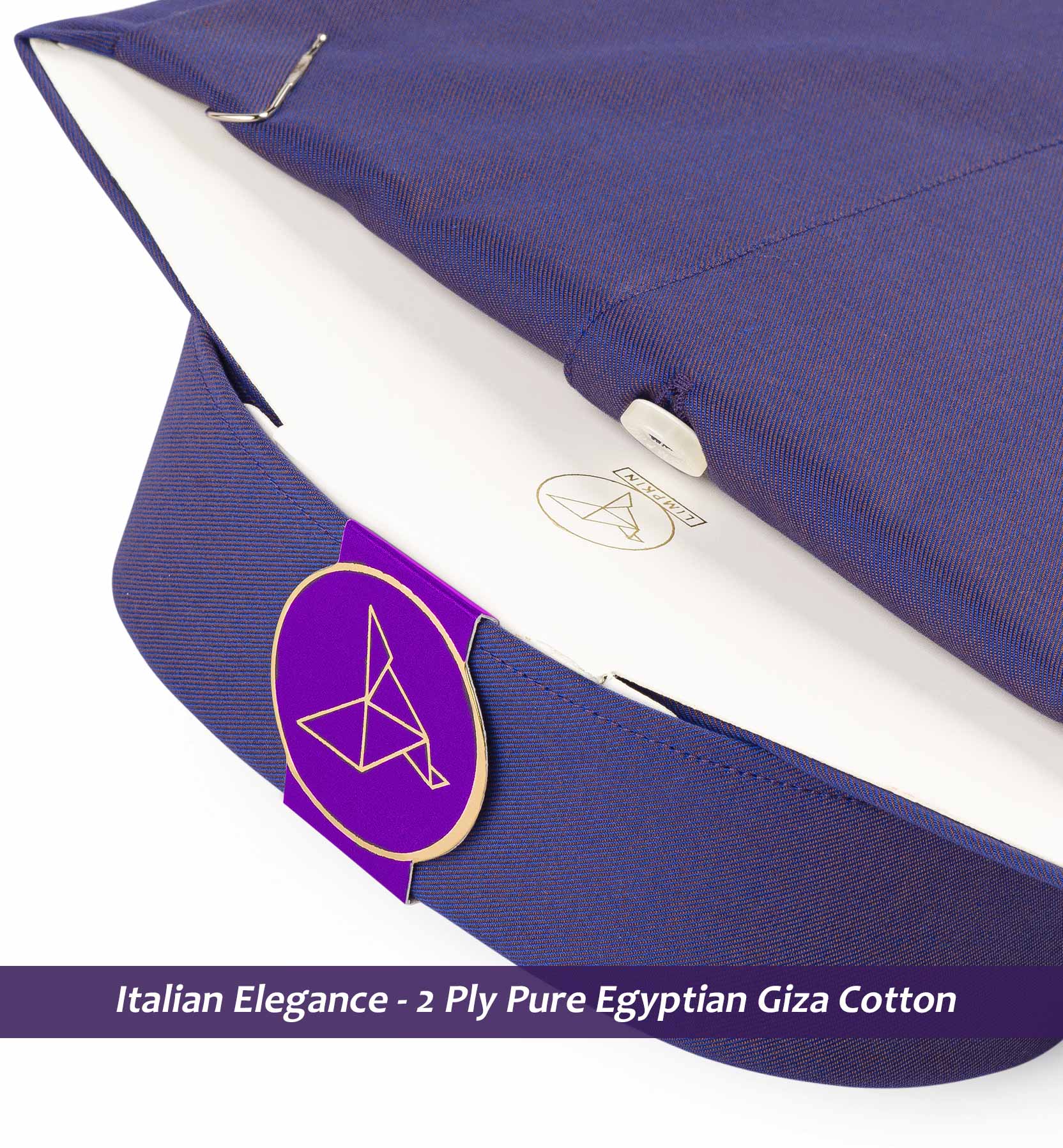 Thebes- Royal Purple Solid Twill