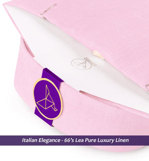 Cortland- Lemonade Pink Linen- Button Down