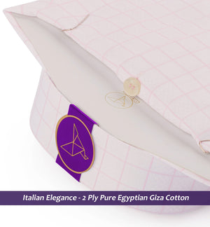 Sonet- Flamingo Pink & White Check