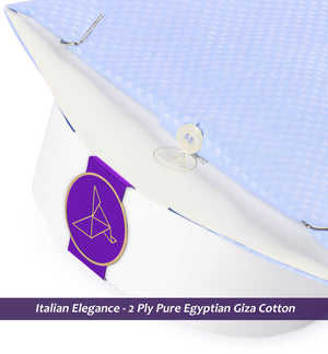 Burgdorf- Azure Blue Structure- White Collar