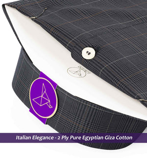 Moncton- Anchor Grey & Beige Check