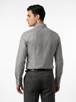 Cyprus- Olive & White Stripe