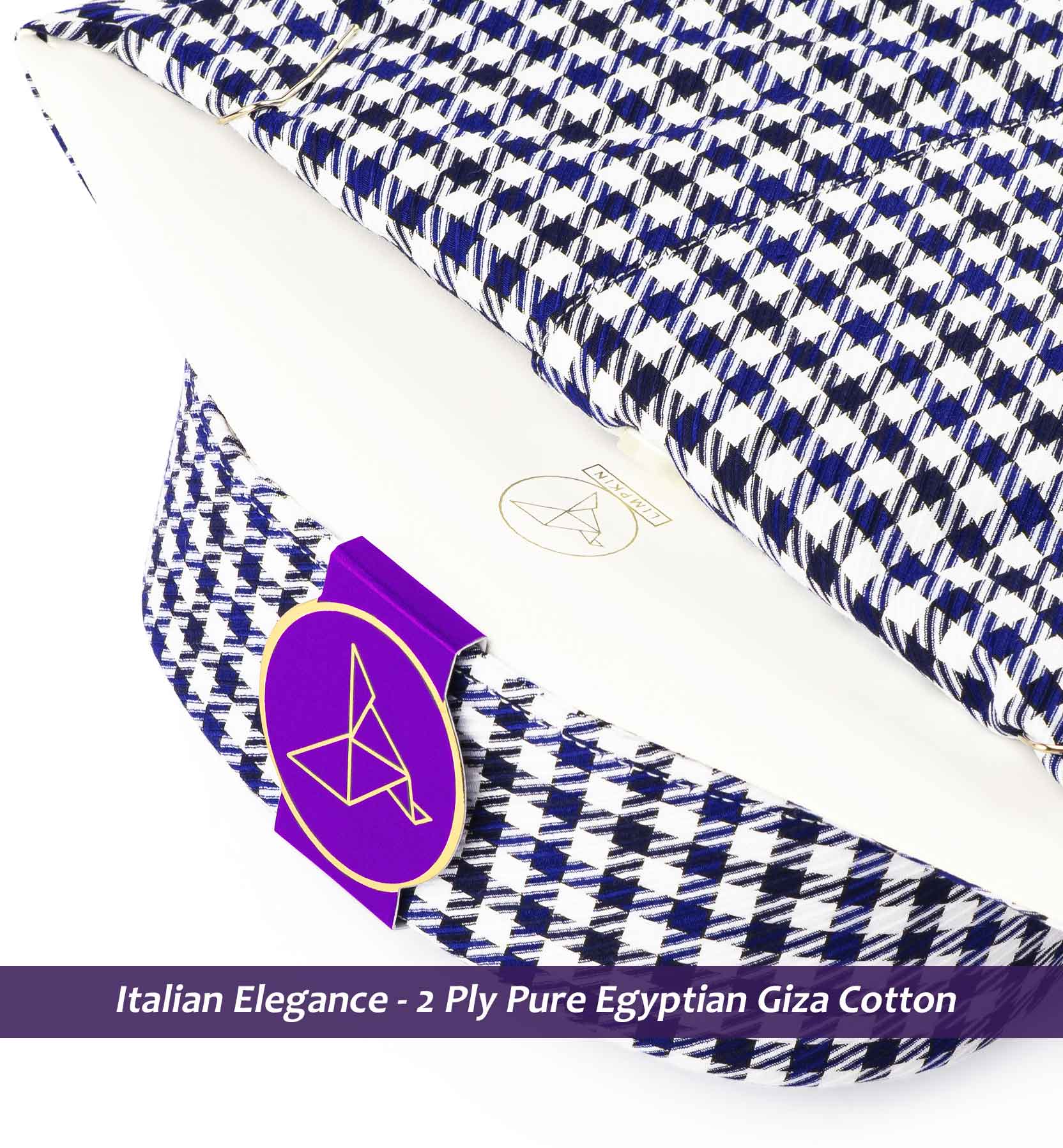 Cairoli- Navy & White Magical Check