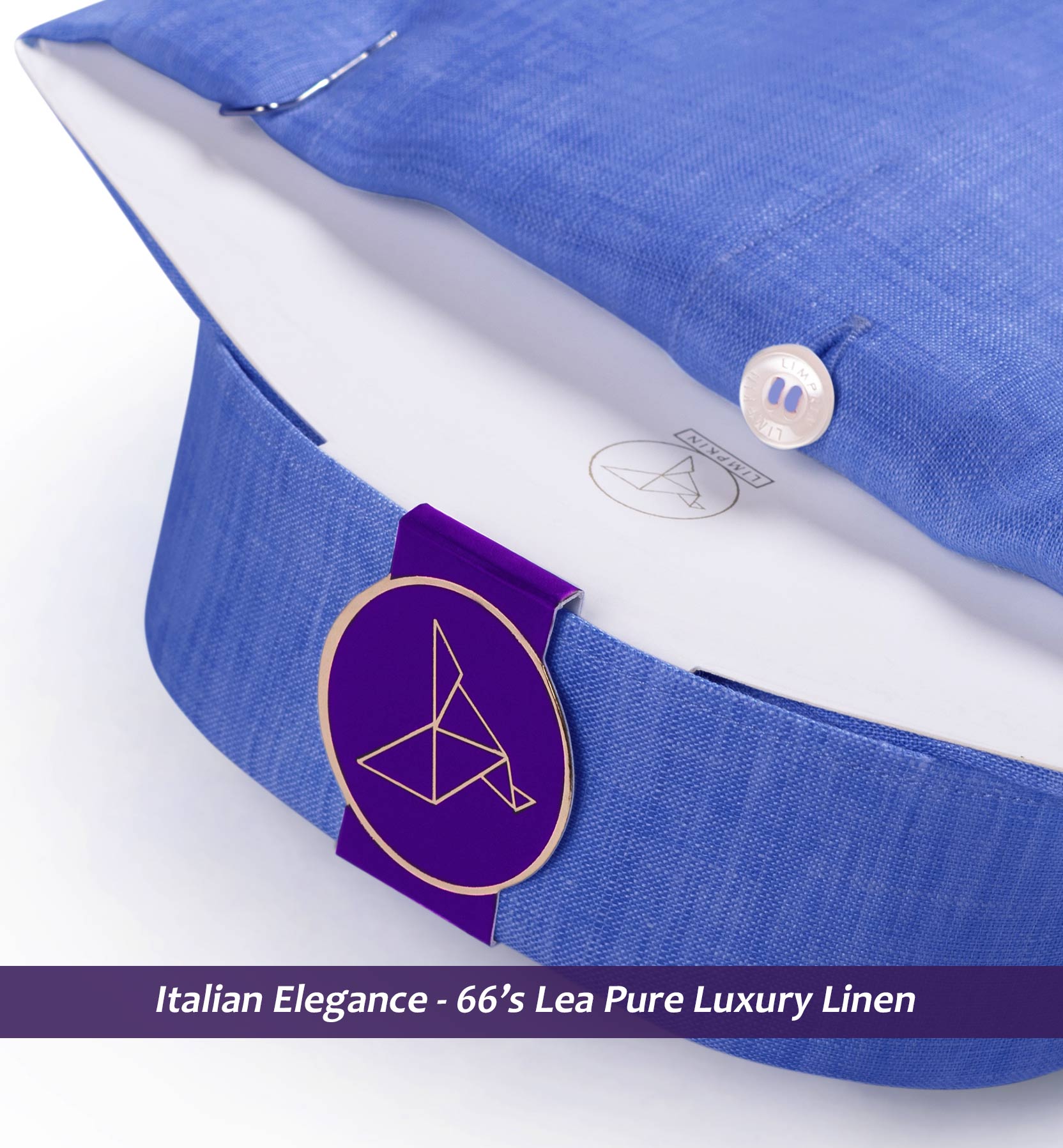Florence- Cerulean Blue Solid Linen