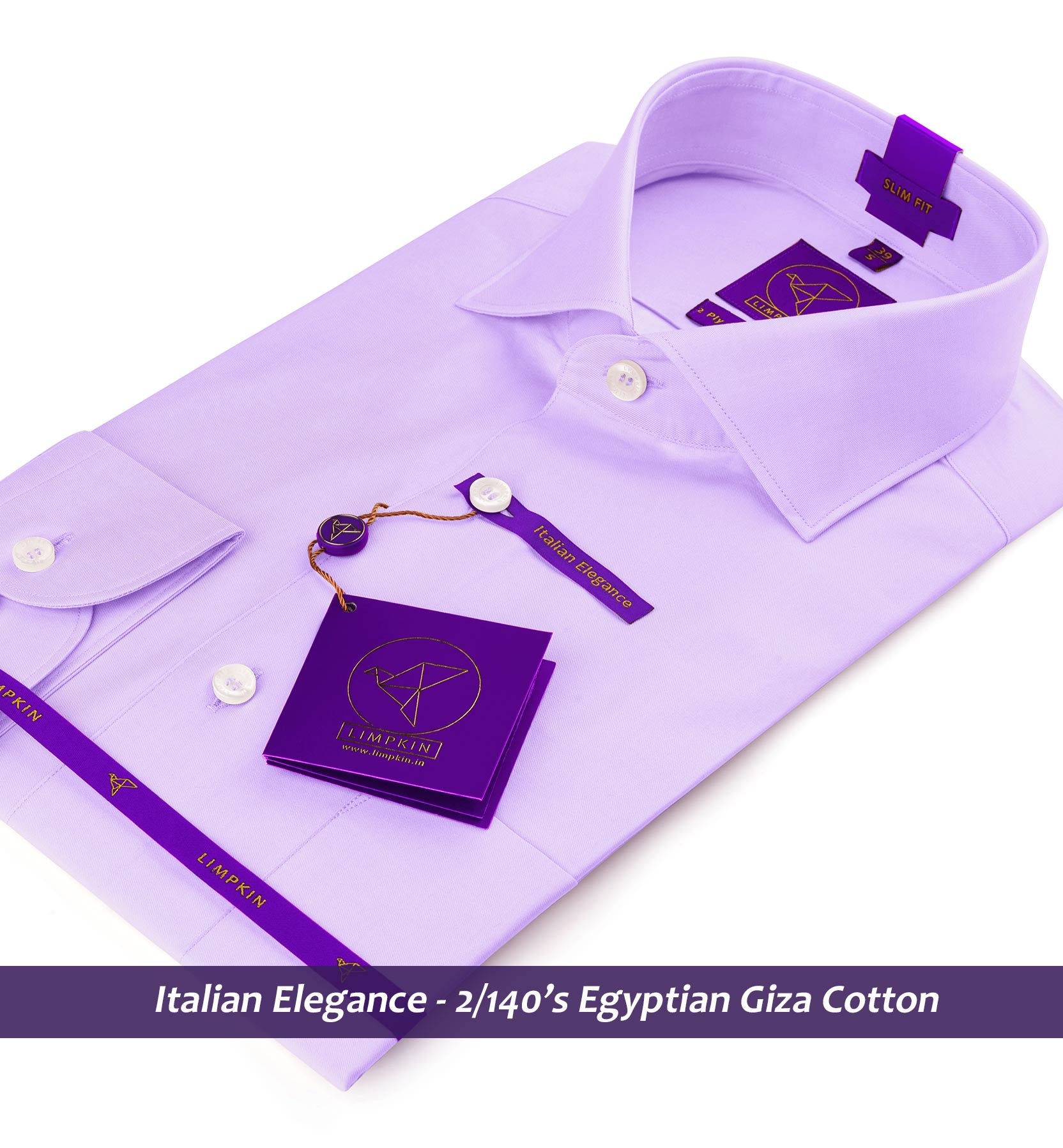 Manchester- The Best Formal Lilac- 2/140 Egyptian Giza Cotton