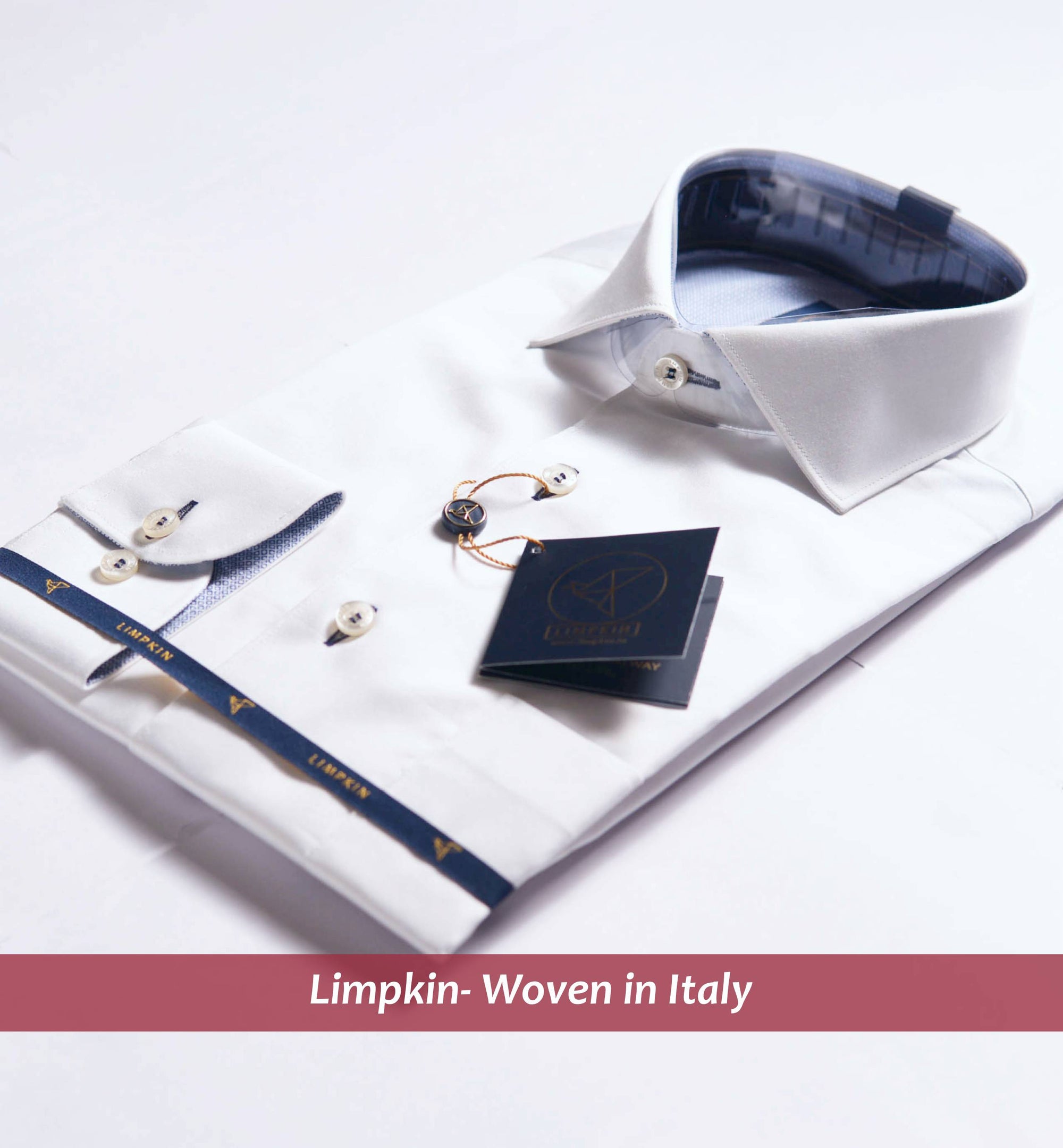 Sardinia- Pristine White & Blue Print Contrast