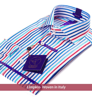 Windsor- Navy & Red Stripe