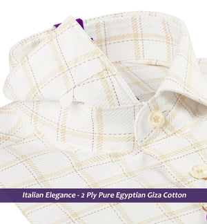 Berkeley- Beige & White Magical Check