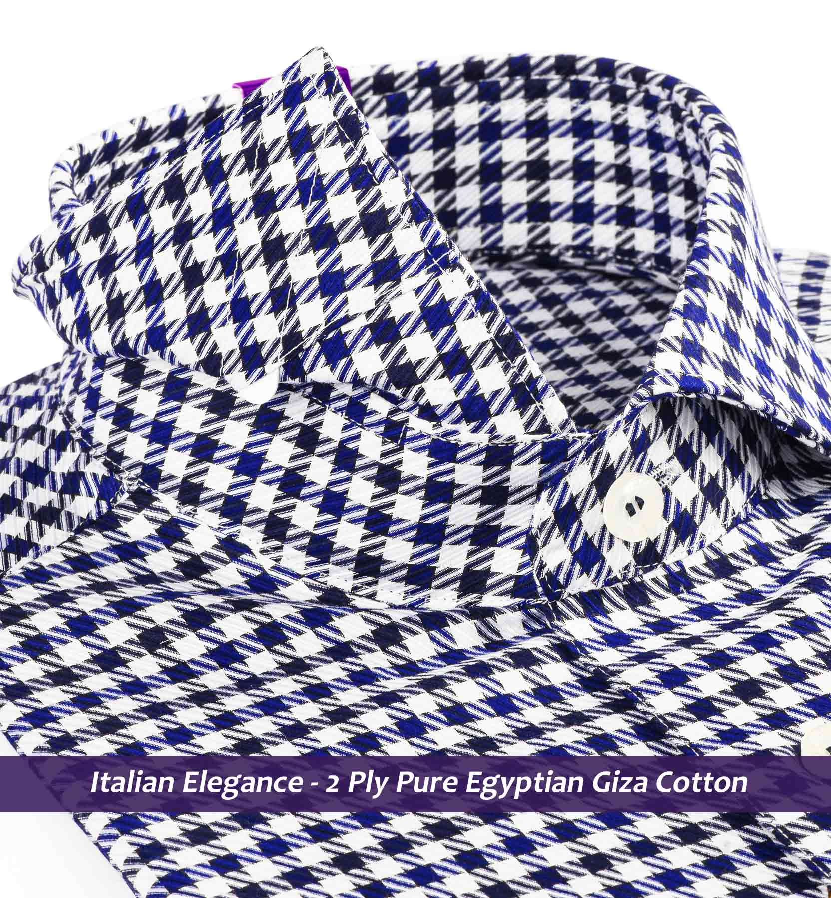 Cairoli- Navy & White Magical Check