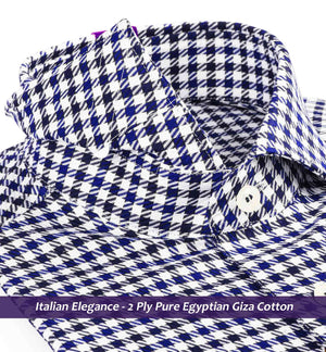 Cairoli- Navy & White Magical Check