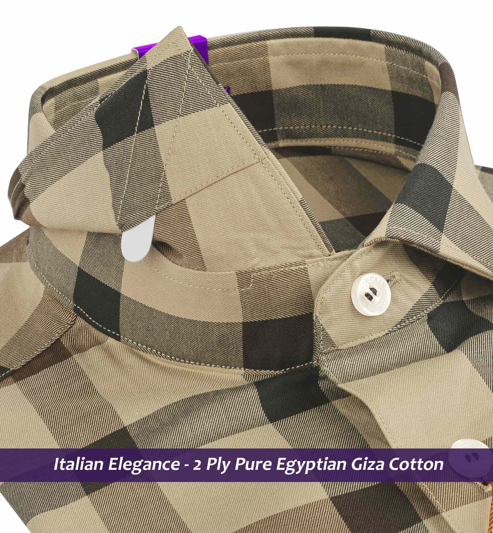 Moldova- Beige & Brown Magical Check