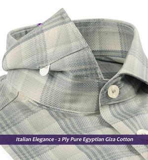 Cordoba- Flint Grey & Beige Check