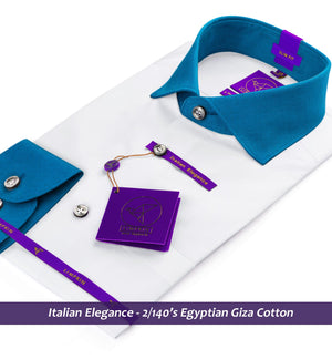 Tuscany- The Best White- Prussian Blue Collar