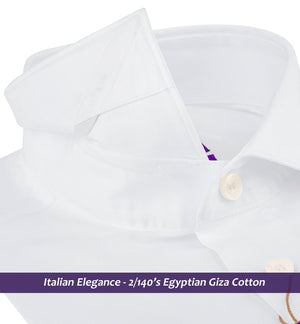 Manhattan- The Best Formal White- 2/140 Egyptian Giza Cotton