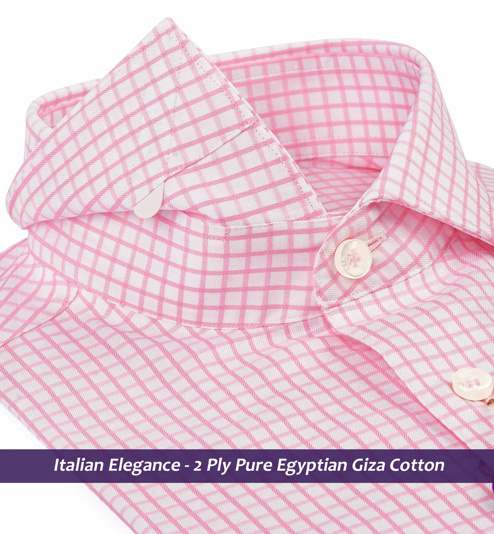 Lamego- Pink & White Check