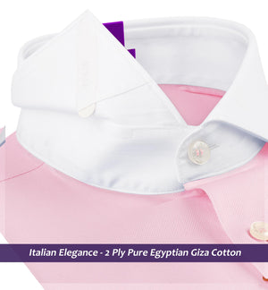 Macedonia- Lemonade Pink Structure- White Collar