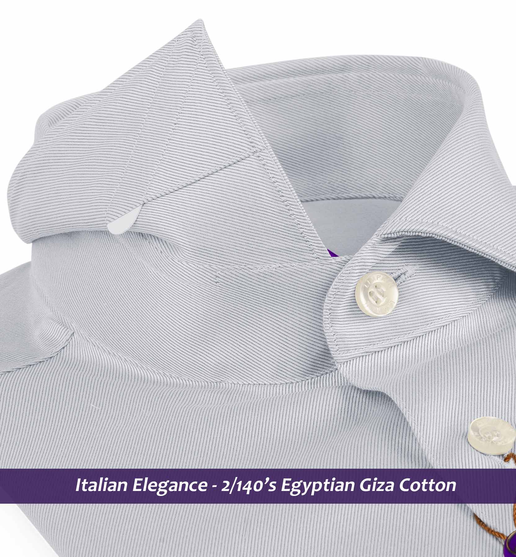 Berkeley- The Best Formal Grey- 2/140 Egyptian Giza Cotton