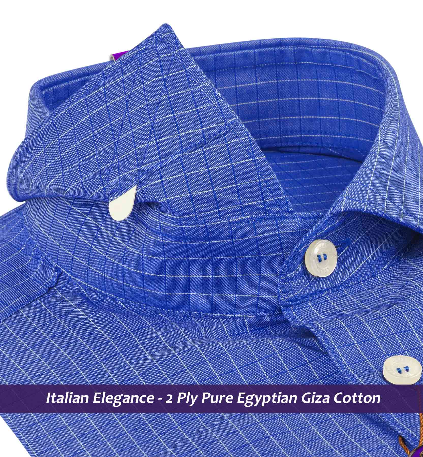 Limnos- Persian Blue & White Check