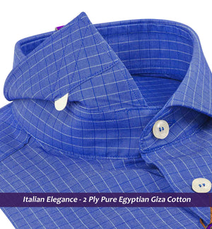 Limnos- Persian Blue & White Check