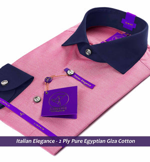 Ridgeland- Burgundy Magical Structure- Navy Collar