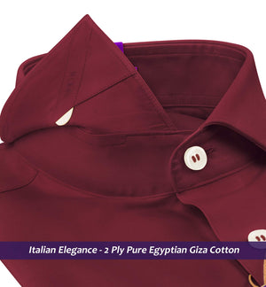 Torrance- Burgundy Magical Solid Twill