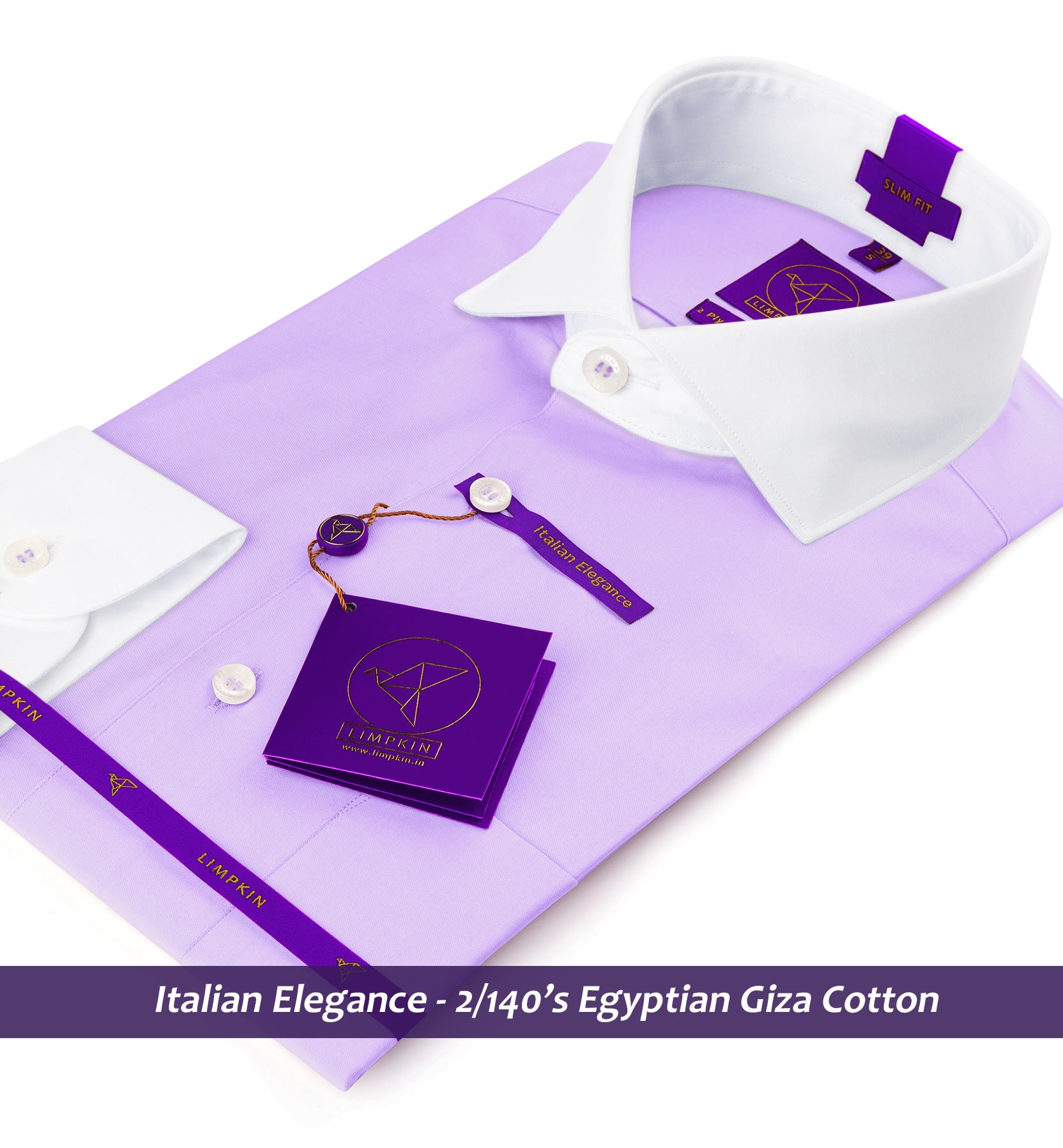 Reggio- The Best Formal Lilac- White Collar