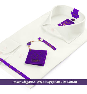 Harlem- The Best Cream Twill- 2/140 Egyptian Giza Cotton