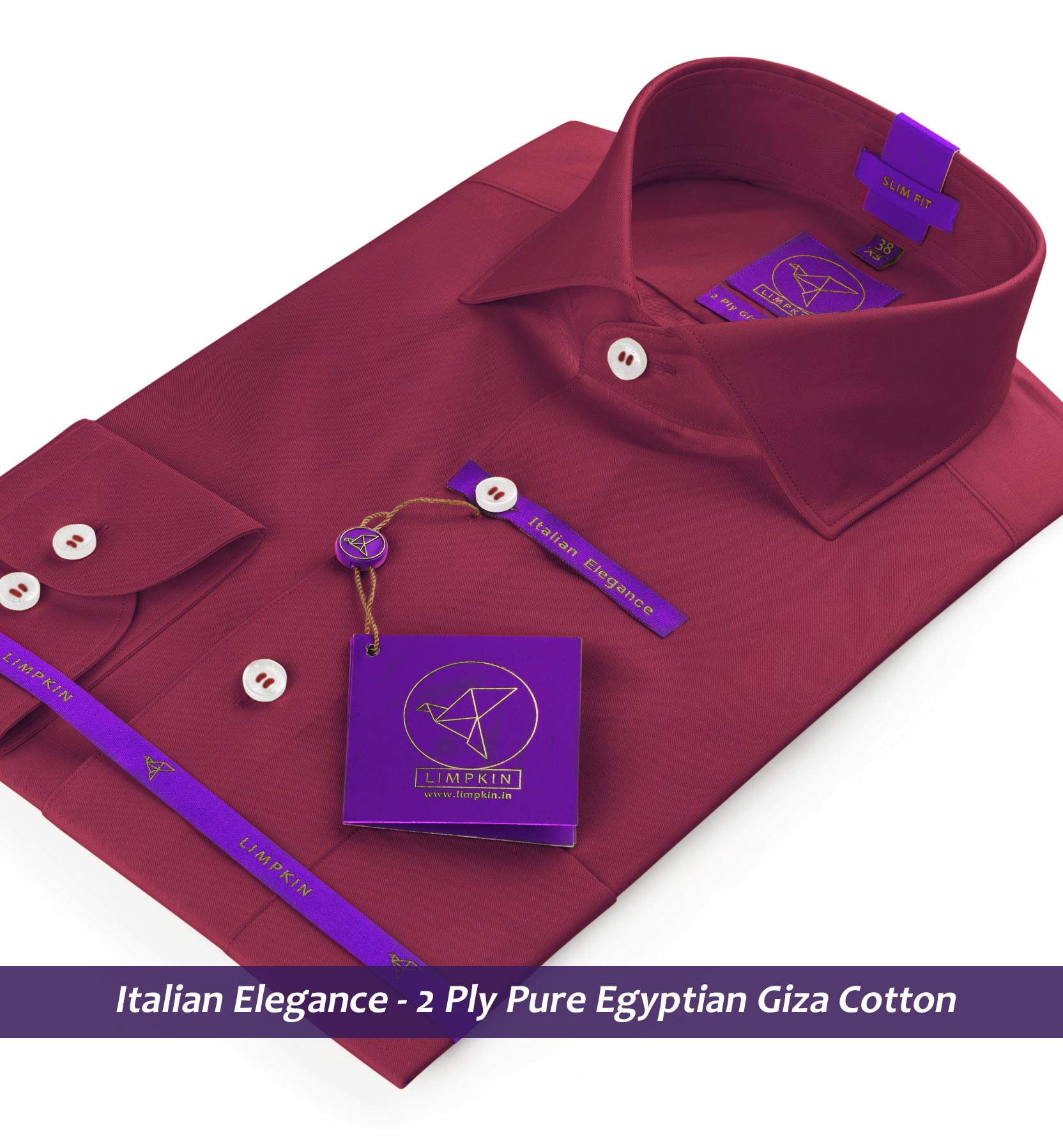 Torrance- Burgundy Magical Solid Twill
