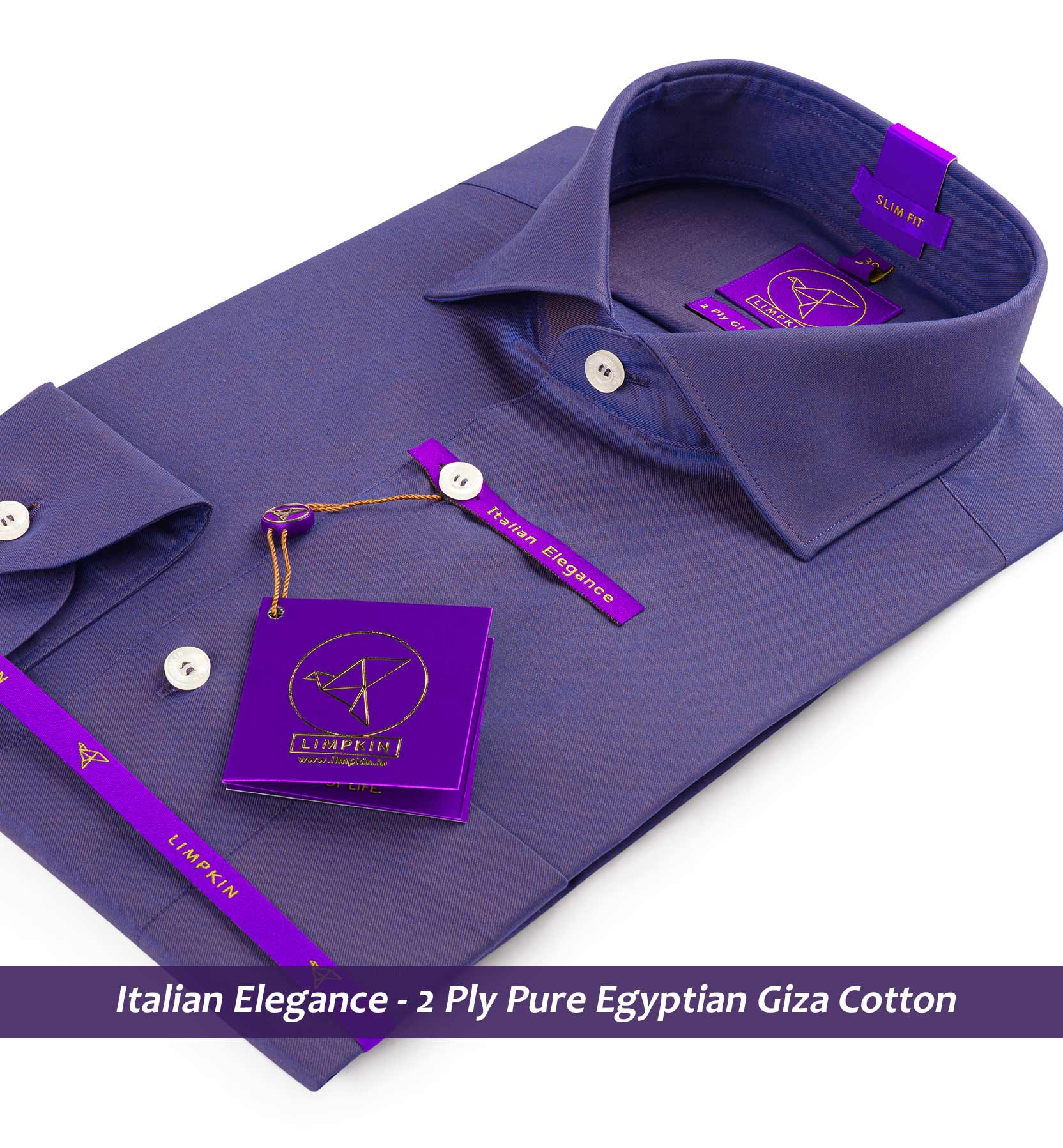 Thebes- Royal Purple Solid Twill