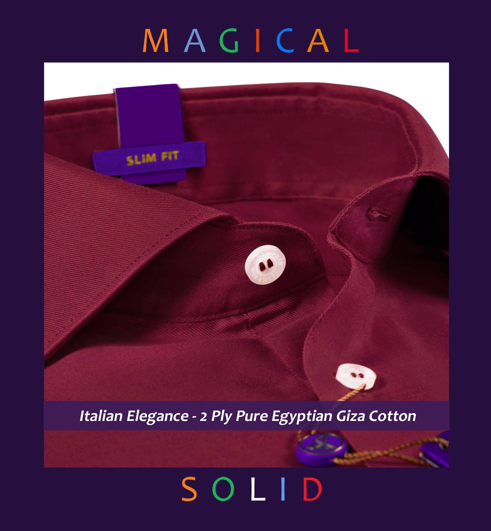 Colorado- Burgundy Magical Solid Twill