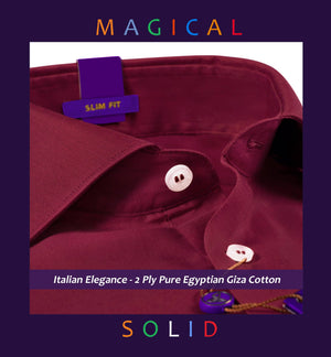 Colorado- Burgundy Magical Solid Twill