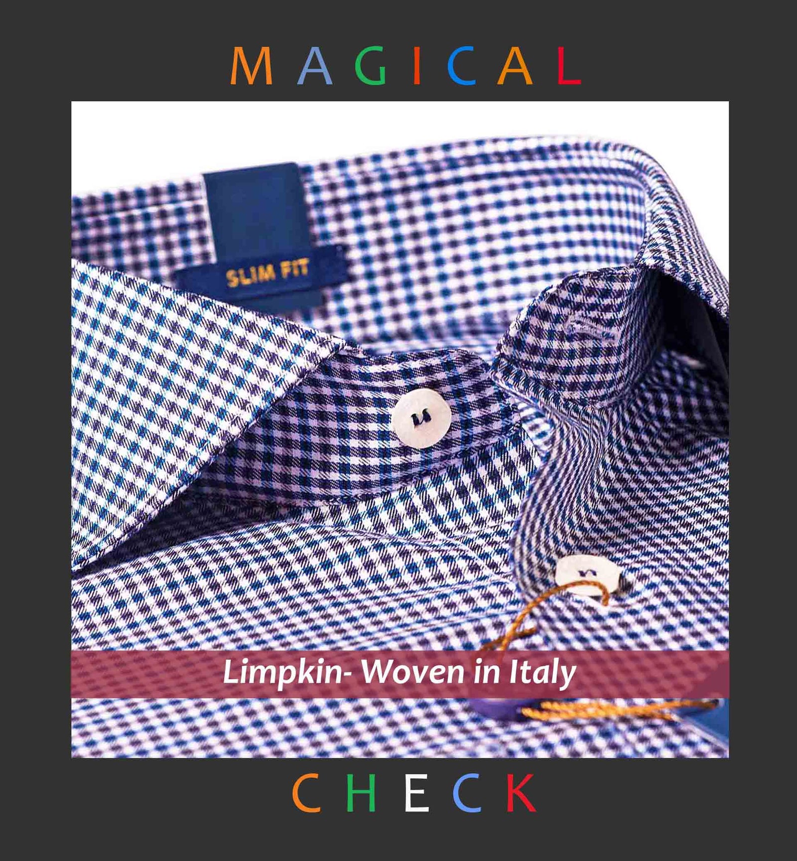 Memphis - Navy & Beige Magical Check