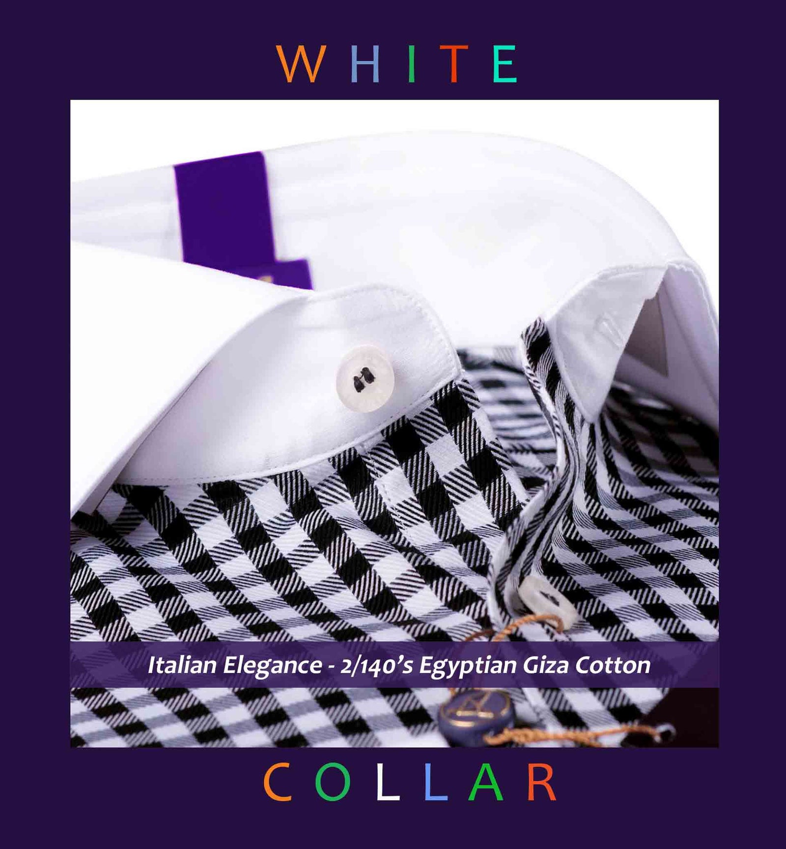 Vasco- Black & White Gingham Check