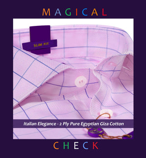 Hamilton- Lemonade Pink & Blue Magical Check