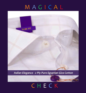 Palencia- British Tan & White Magical Check