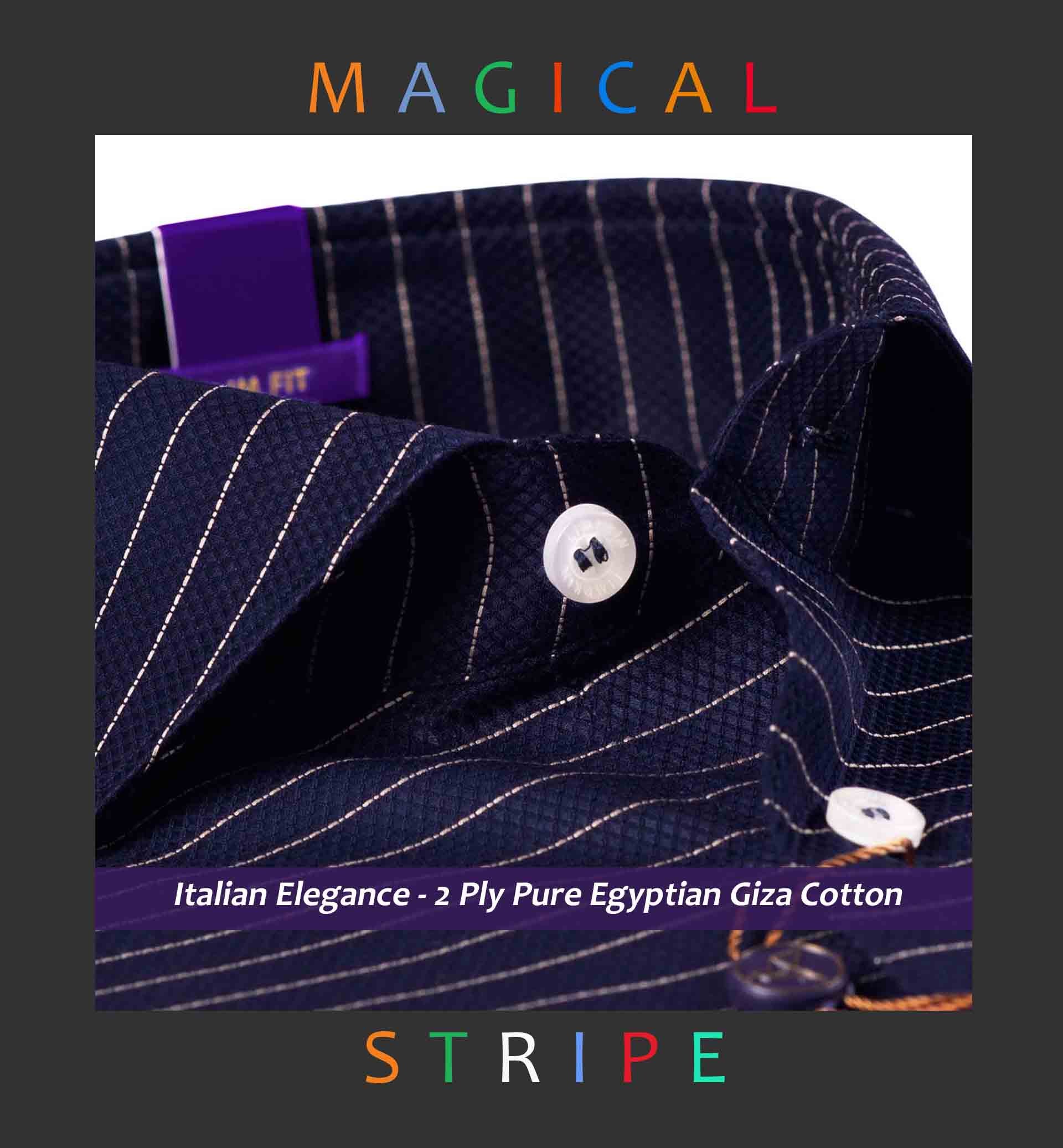 Burlington- Dark Navy & White Horizontal Stripe