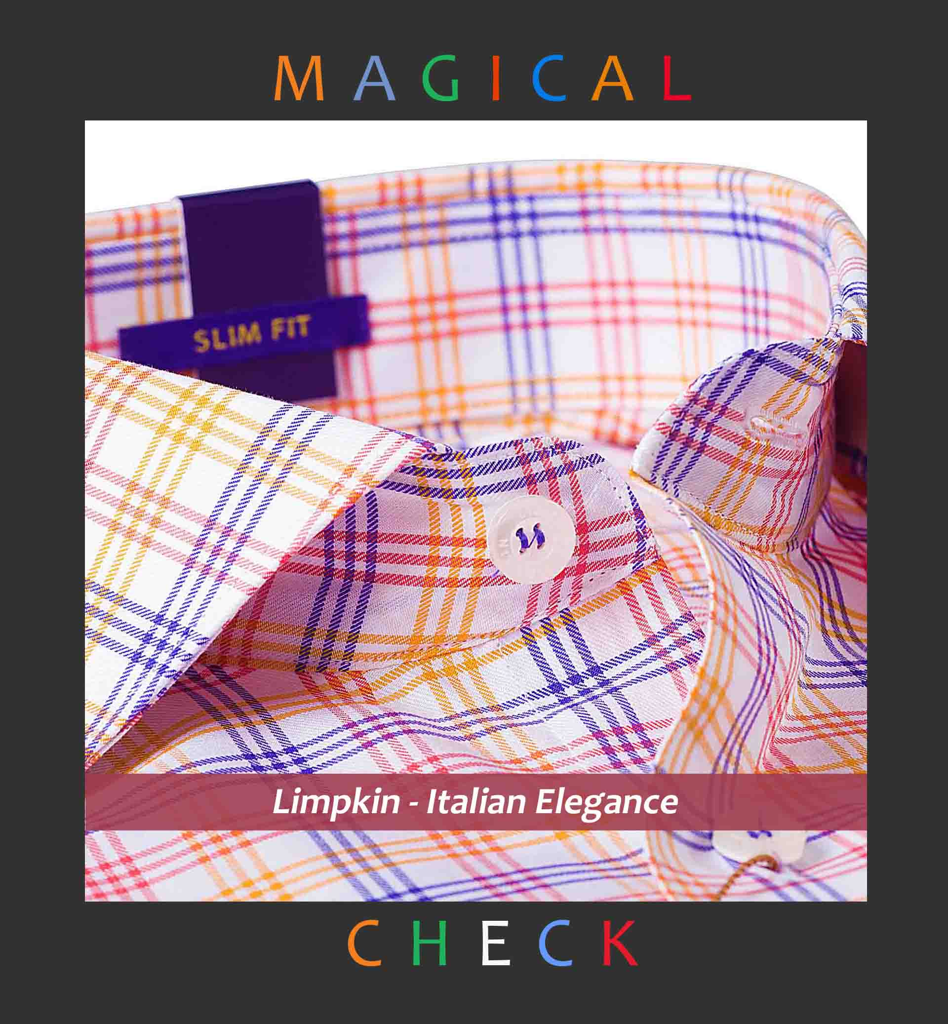 Luton- Purple & Pink Multi Color Check