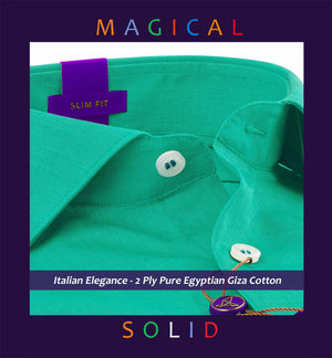 Olympia- Jade Green Magical Solid