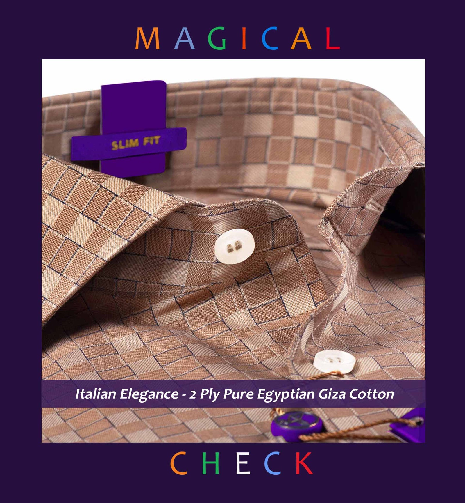 Akulina- Tortilla Brown Magical Check
