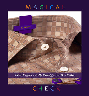 Akulina- Tortilla Brown Magical Check