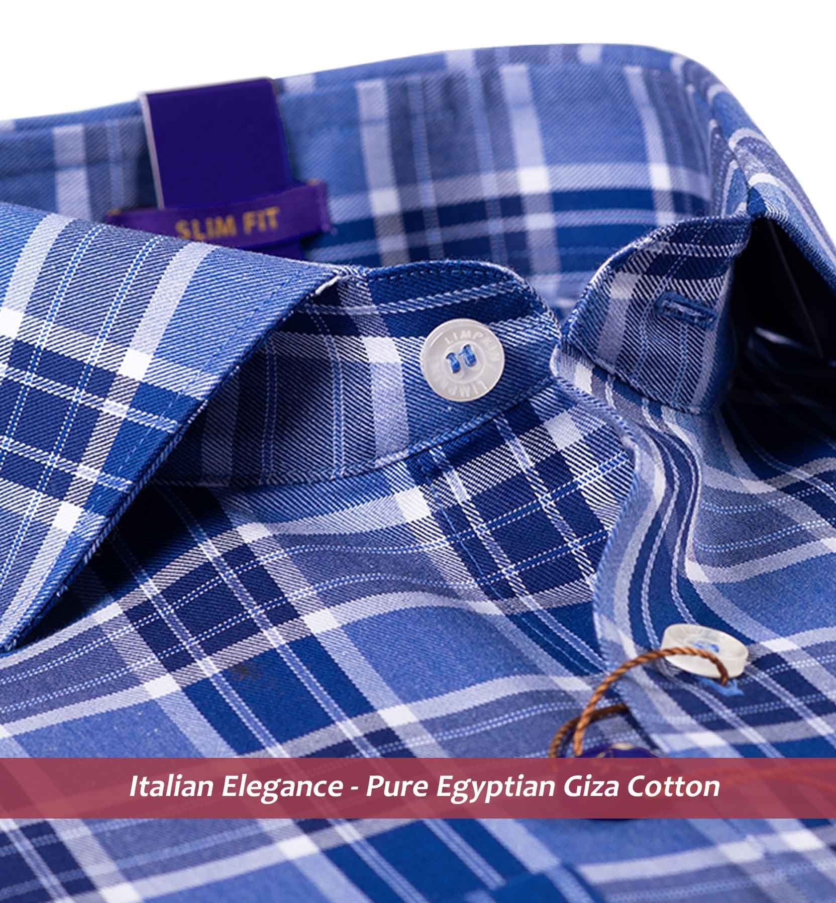 PERTH- NAVY & WHITE MAGICAL CHECK