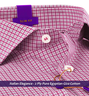 Atlanta- Magenta & White Magical Check