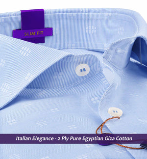 Zurich- Sky Blue Horizontal Stripe
