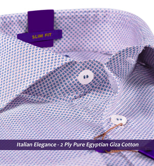 Luton- Navy & White Magical Geometric Print