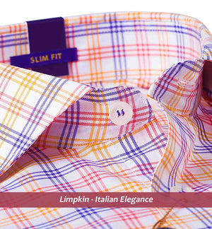 Luton- Purple & Pink Multi Color Check